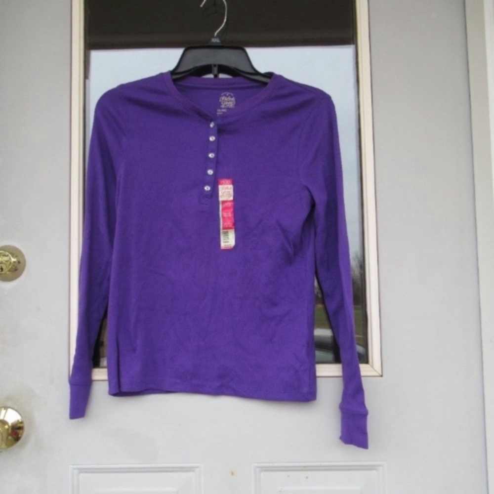 3/$9 2 tops girls long sleeve shirts casual tops girls XL 14 - 16 - Picture 9 of 13